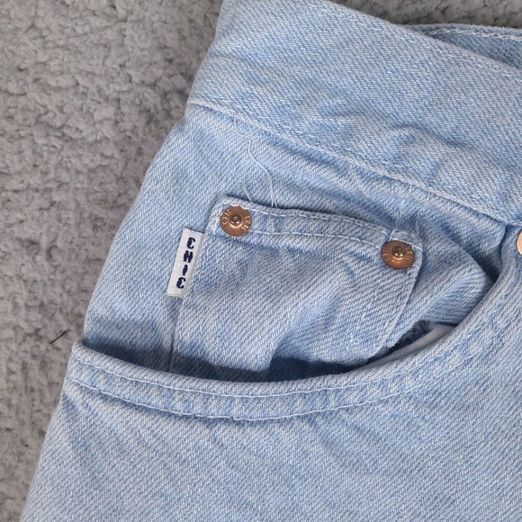 Vintage CHIC Women’s Jeans Size 12 Blue 27W x 30L High Rise Mom Jeans - Picture 7 of 16